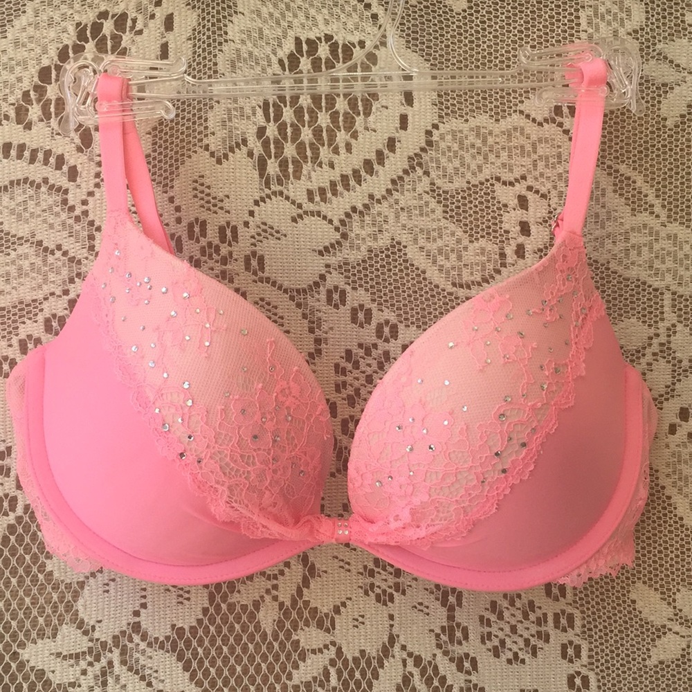 Victoria’s Secret 34C Pink Padded Demi Bra